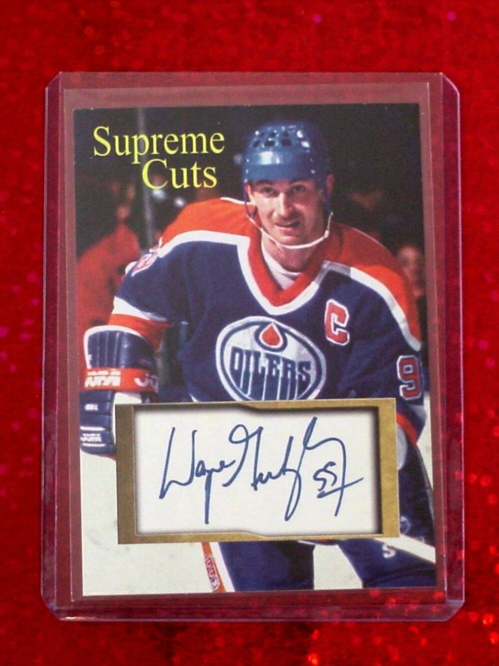 Wayne Gretzky Limited Edition Facsimile Autograph Rookie Card